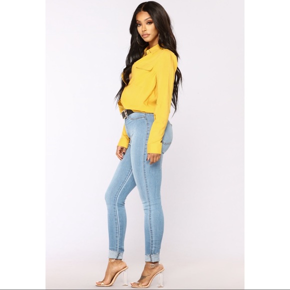 You Better Work Shirt II - Mustard - Picture 4 of 4